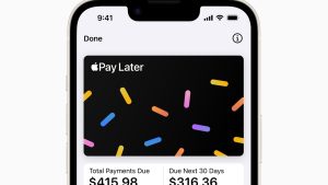 Apple Pay Later now available on iOS devices.