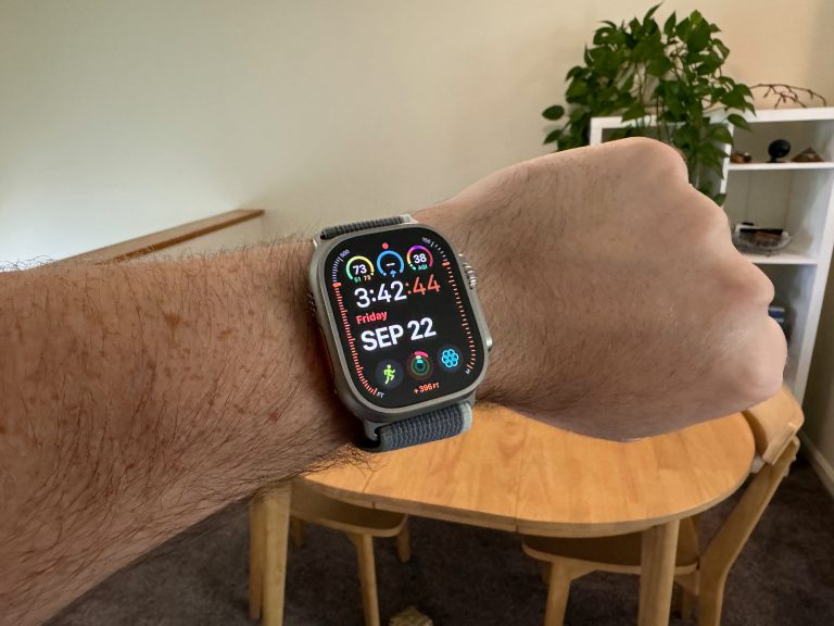 Apple Watch Ultra 2 with the Modular Ultra watch face