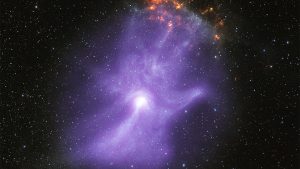 cosmic ghost hand captured by chandra observatory