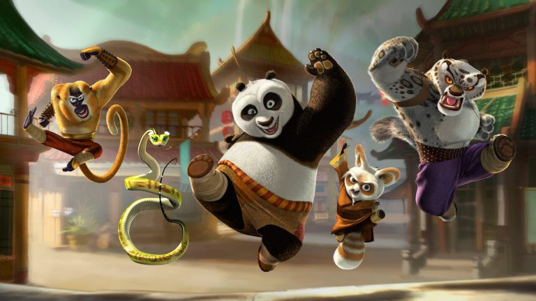 Kung Fu Panda on Netflix.