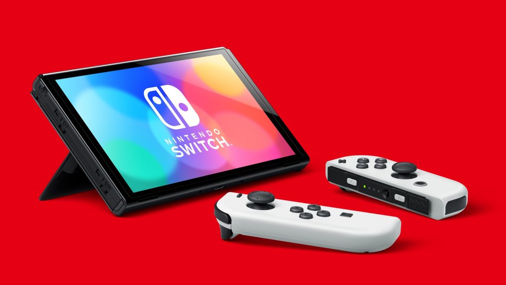 Nintendo Switch OLED model.