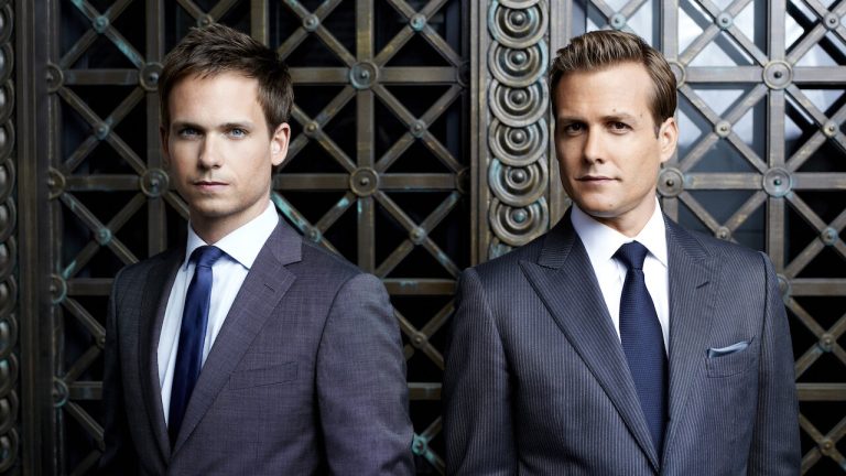 Patrick J. Adams and Gabriel Macht in Suits.