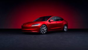 Tesla's upgraded Model 3 from September 2023.