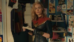 Brie Larson as Captain Marvel in The Marvels.