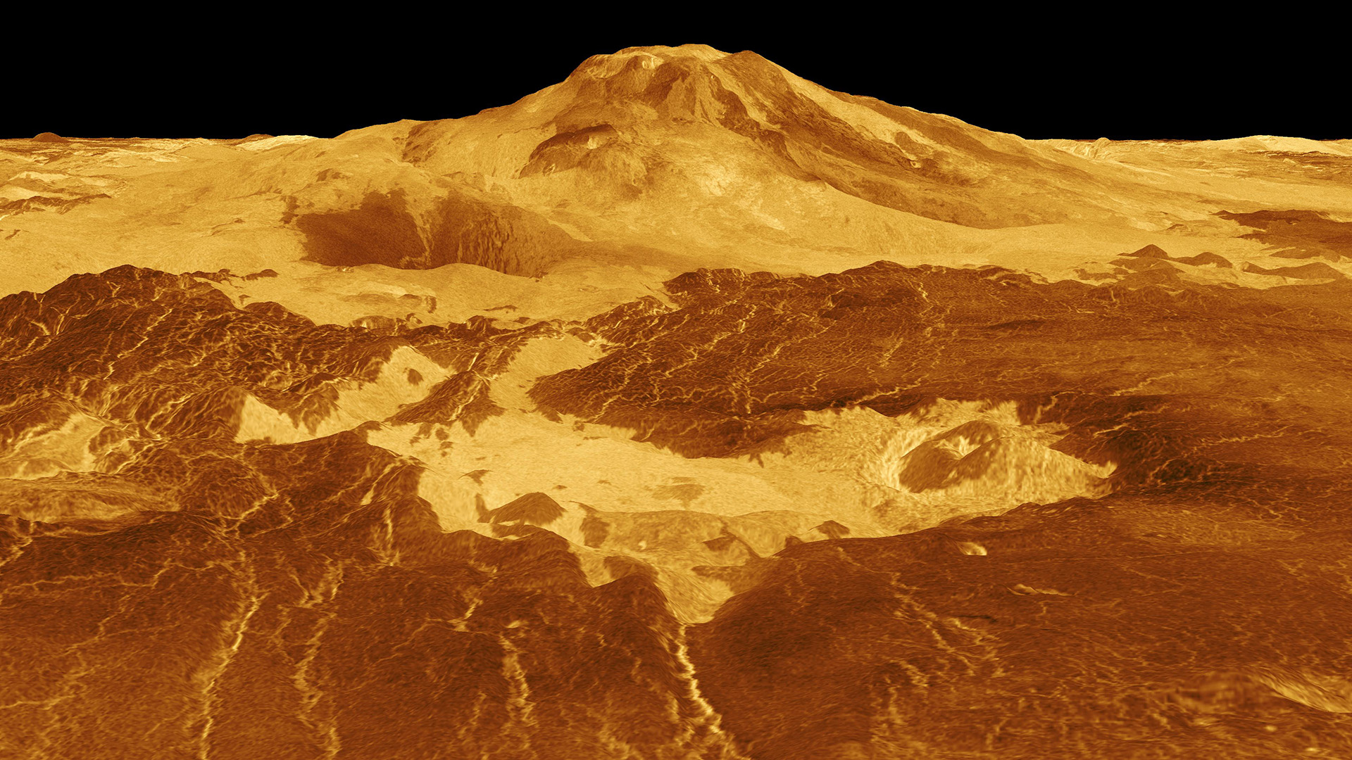 3D generation of Maat Mons, volcano active on Venus could have helped shape ancient venus