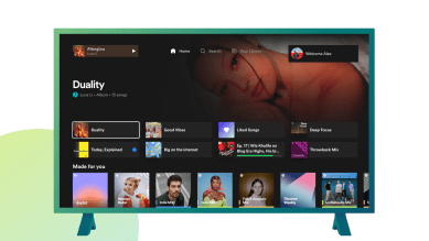 Spotify's new TV app from November 2023